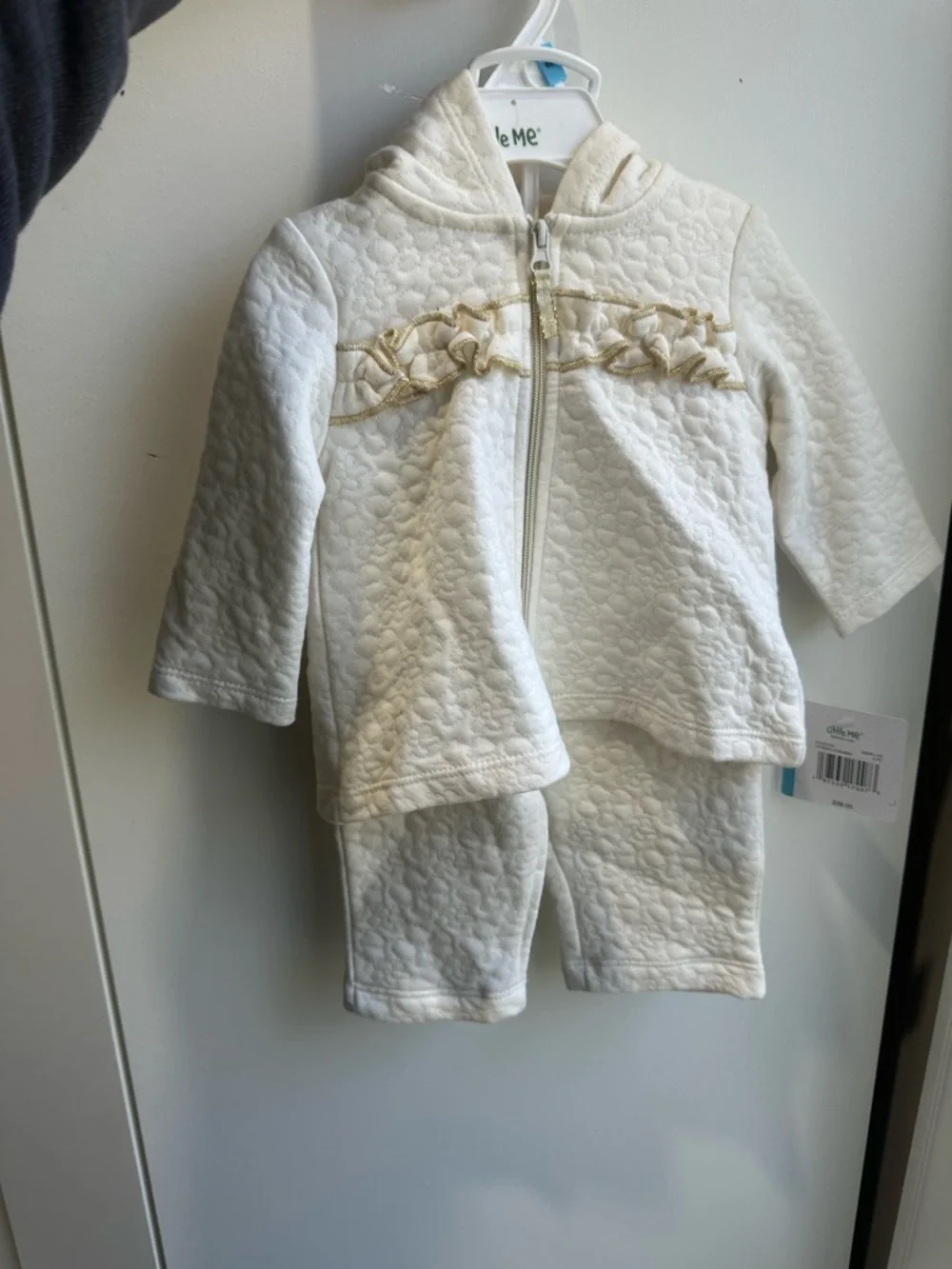 Little Me quilted hooded